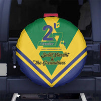 Saint Vincent and the Grenadines Independence Day Spare Tire Cover Simple Style - Wonder Print Shop