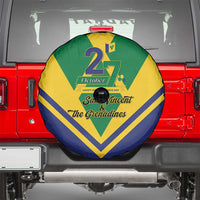 Saint Vincent and the Grenadines Independence Day Spare Tire Cover Simple Style - Wonder Print Shop