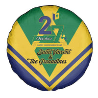 Saint Vincent and the Grenadines Independence Day Spare Tire Cover Simple Style - Wonder Print Shop