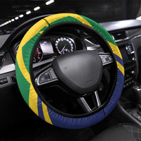 Saint Vincent and the Grenadines Independence Day Steering Wheel Cover Simple Style - Wonder Print Shop