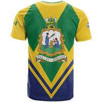 Saint Vincent and the Grenadines Independence Day T Shirt Simple Style - Wonder Print Shop