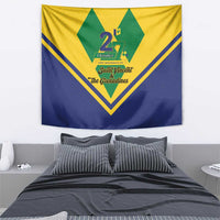 Saint Vincent and the Grenadines Independence Day Tapestry Simple Style - Wonder Print Shop