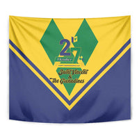 Saint Vincent and the Grenadines Independence Day Tapestry Simple Style - Wonder Print Shop