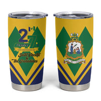 Saint Vincent and the Grenadines Independence Day Tumbler Cup Simple Style - Wonder Print Shop