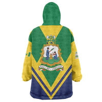 Saint Vincent and the Grenadines Independence Day Wearable Blanket Hoodie Simple Style - Wonder Print Shop