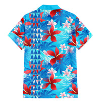 Hawaii Christmas Family Matching Mermaid Dress and Hawaiian Shirt Santa Claus Surfing Kakau Tropical Style - Wonder Print Shop