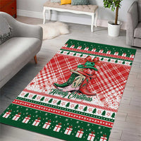 Cowgirl Boots Howdy Christmas Area Rug Western Christmas - Wonder Print Shop