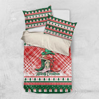 Cowgirl Boots Howdy Christmas Bedding Set Western Christmas - Wonder Print Shop