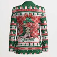 Personalized Cowgirl Boots Howdy Christmas Blazer Western Christmas - Wonder Print Shop