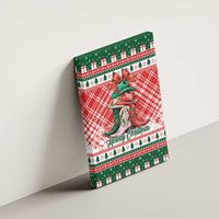 Cowgirl Boots Howdy Christmas Canvas Wall Art Western Christmas - Wonder Print Shop