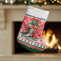 Cowgirl Boots Howdy Christmas Stocking Western Christmas - Wonder Print Shop