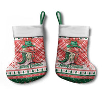 Cowgirl Boots Howdy Christmas Stocking Western Christmas - Wonder Print Shop