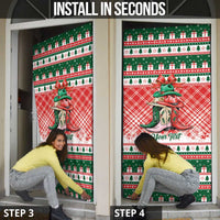 Personalized Cowgirl Boots Howdy Christmas Door Cover Western Christmas - Wonder Print Shop