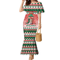 Personalized Cowgirl Boots Howdy Christmas Family Matching Mermaid Dress and Hawaiian Shirt Western Christmas - Wonder Print Shop
