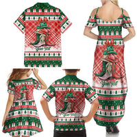 Personalized Cowgirl Boots Howdy Christmas Family Matching Summer Maxi Dress and Hawaiian Shirt Western Christmas - Wonder Print Shop
