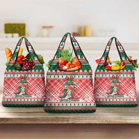 Cowgirl Boots Howdy Christmas Grocery Bag Western Christmas - Wonder Print Shop