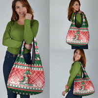 Cowgirl Boots Howdy Christmas Grocery Bag Western Christmas - Wonder Print Shop