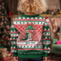 Personalized Cowgirl Boots Howdy Christmas Kid Ugly Christmas Sweater Western Christmas - Wonder Print Shop