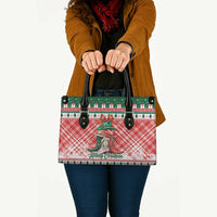 Cowgirl Boots Howdy Christmas Leather Bag Western Christmas - Wonder Print Shop