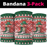 Cowgirl Boots Howdy Christmas Neck Gaiter Western Christmas - Wonder Print Shop