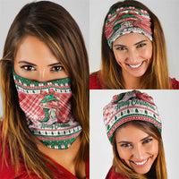 Cowgirl Boots Howdy Christmas Neck Gaiter Western Christmas - Wonder Print Shop