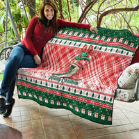 Cowgirl Boots Howdy Christmas Quilt Western Christmas - Wonder Print Shop
