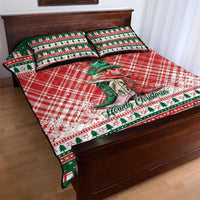Cowgirl Boots Howdy Christmas Quilt Bed Set Western Christmas - Wonder Print Shop