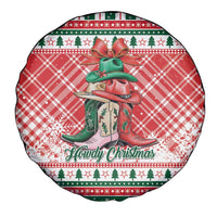 Cowgirl Boots Howdy Christmas Spare Tire Cover Western Christmas - Wonder Print Shop