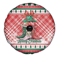 Cowgirl Boots Howdy Christmas Spare Tire Cover Western Christmas - Wonder Print Shop