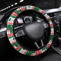Cowgirl Boots Howdy Christmas Steering Wheel Cover Western Christmas - Wonder Print Shop