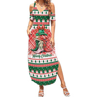Personalized Cowgirl Boots Howdy Christmas Summer Maxi Dress Western Christmas - Wonder Print Shop
