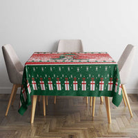 Cowgirl Boots Howdy Christmas Tablecloth Western Christmas - Wonder Print Shop