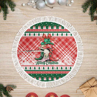 Cowgirl Boots Howdy Christmas Tree Skirt Western Christmas - Wonder Print Shop