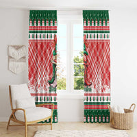 Cowgirl Boots Howdy Christmas Window Curtain Western Christmas - Wonder Print Shop