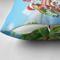Hawaii Santa Parrot Christmas Pillow Cover Summer Vibe - Wonder Print Shop