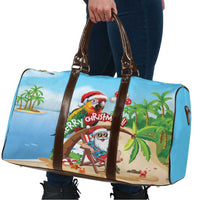 Hawaii Santa Parrot Christmas Travel Bag Summer Vibe - Wonder Print Shop