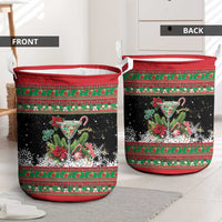 Sip Sparkle Sleigh Christmas Margarita Laundry Basket Funny Christmas Spirit - Wonder Print Shop