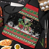 Sip Sparkle Sleigh Christmas Margarita Apron Funny Christmas Spirit - Wonder Print Shop