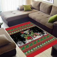 Sip Sparkle Sleigh Christmas Margarita Area Rug Funny Christmas Spirit - Wonder Print Shop