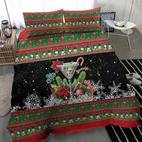 Sip Sparkle Sleigh Christmas Margarita Bedding Set Funny Christmas Spirit - Wonder Print Shop