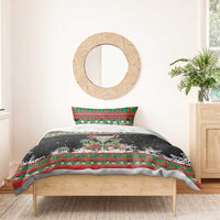 Sip Sparkle Sleigh Christmas Margarita Bedding Set Funny Christmas Spirit - Wonder Print Shop