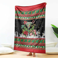 Sip Sparkle Sleigh Christmas Margarita Blanket Funny Christmas Spirit - Wonder Print Shop