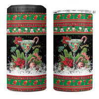 Sip Sparkle Sleigh Christmas Margarita 4 in 1 Can Cooler Tumbler Funny Christmas Spirit - Wonder Print Shop