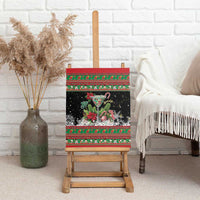 Sip Sparkle Sleigh Christmas Margarita Canvas Wall Art Funny Christmas Spirit - Wonder Print Shop