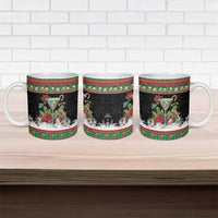 Sip Sparkle Sleigh Christmas Margarita Ceramic Mug Funny Christmas Spirit - Wonder Print Shop