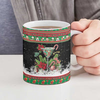 Sip Sparkle Sleigh Christmas Margarita Ceramic Mug Funny Christmas Spirit - Wonder Print Shop