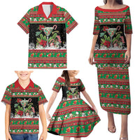 Sip Sparkle Sleigh Christmas Margarita Family Matching Puletasi and Hawaiian Shirt Funny Christmas Spirit - Wonder Print Shop