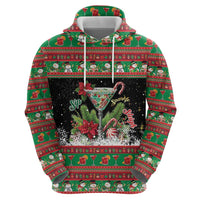 Sip Sparkle Sleigh Christmas Margarita Hoodie Funny Christmas Spirit - Wonder Print Shop