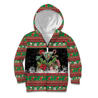 Sip Sparkle Sleigh Christmas Margarita Kid Hoodie Funny Christmas Spirit - Wonder Print Shop
