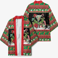 Sip Sparkle Sleigh Christmas Margarita Kimono Funny Christmas Spirit - Wonder Print Shop